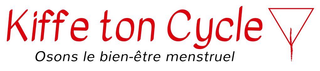 Logo du mouvement Kiffe ton Cycle, osons le bien-être menstruel.